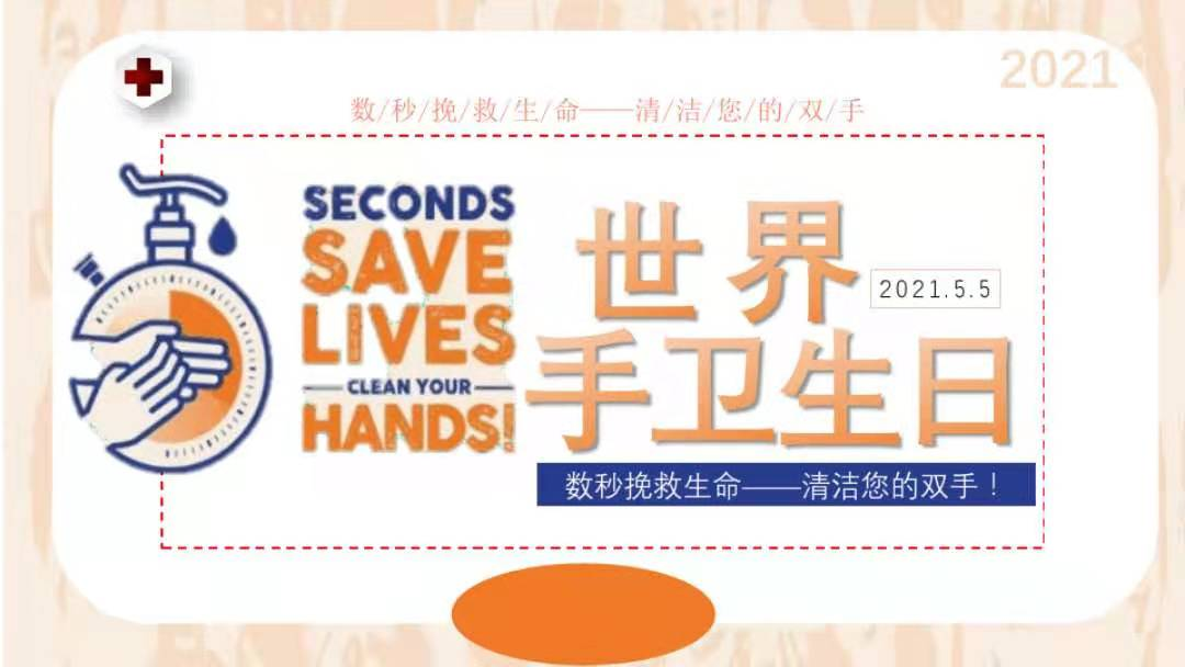 5月5日世界手卫生日数秒挽救生命清洁您的双手
